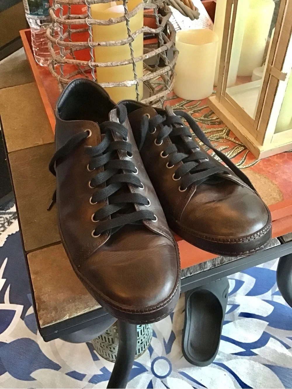 Donald Pliner Leather Sneakers